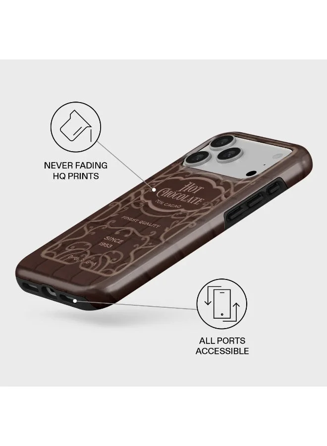 Burga iPhone 17 Pro Hot Chocolate Burga iPhone 17 Pro Hot Chocolate Premium Case Compatible with Hybrid Dual-Layer Hard Shell + Silicone Protection - Scratch-Resistant Shockproof Mobile Cover  | Best Price UAE